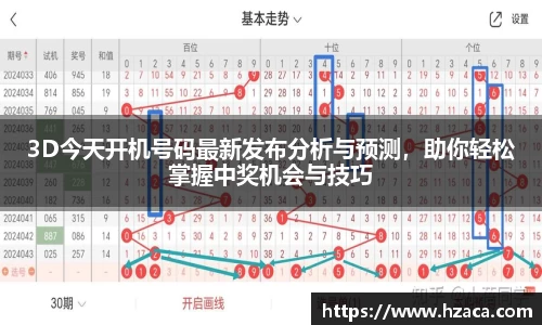 3D今天开机号码最新发布分析与预测，助你轻松掌握中奖机会与技巧